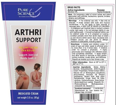 Arthri Support Label (Arthri Support)